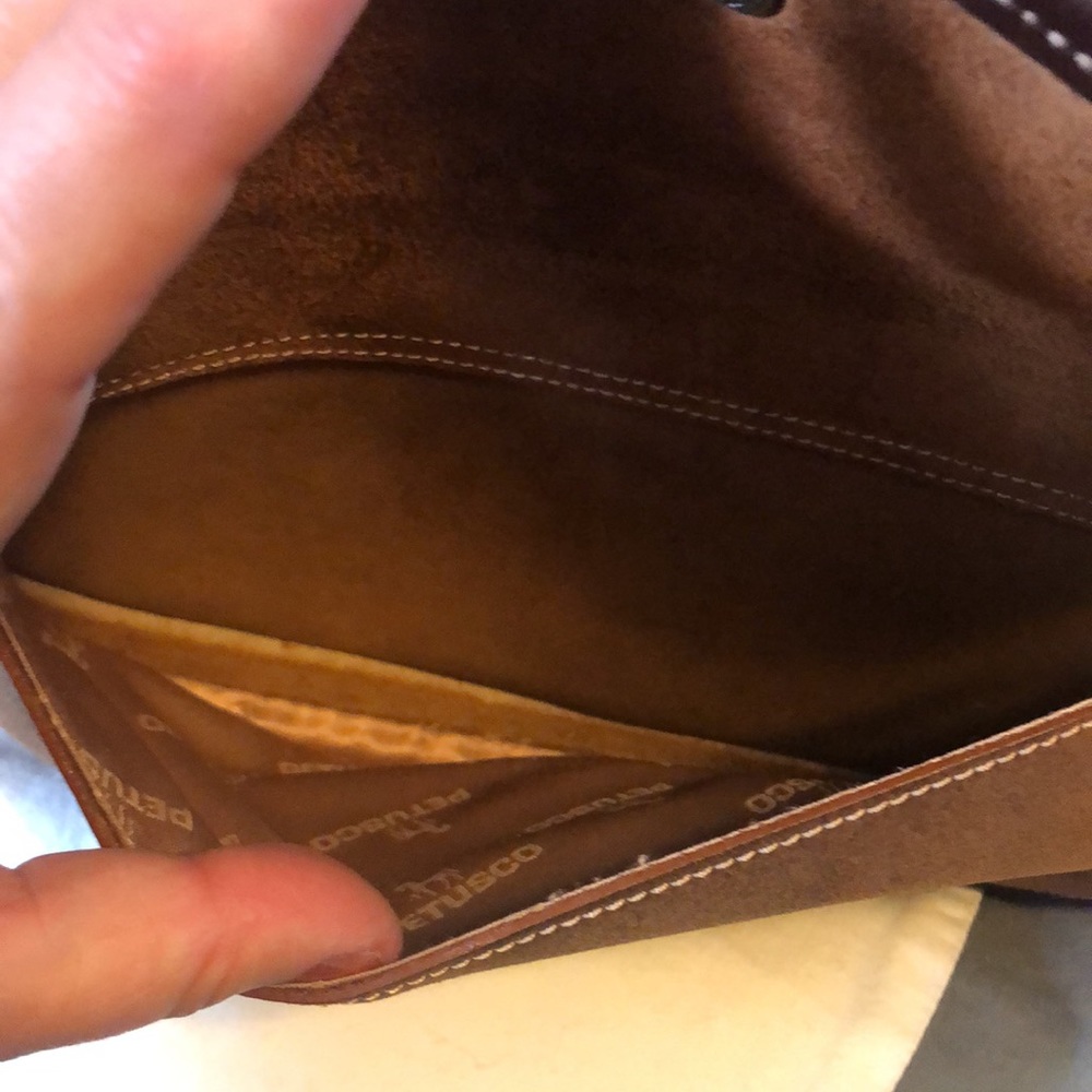 PETUSCO genuine leather crossbody purse - Picture 8 of 14
